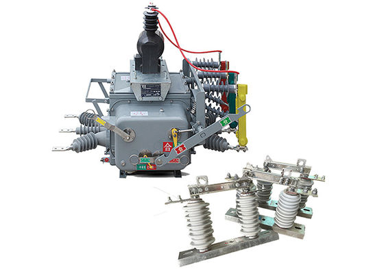 50Hz Wyłącznik prądu próżniowego AC Power Recloser Wyłącznik prądu z sterownikiem z przełącznikiem wyłącznika pionowego GB1984-2003